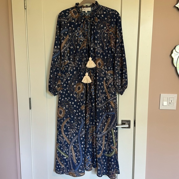 Cara Cara NYC Tanglewood Dress Batik Navy - Picture 3 of 9